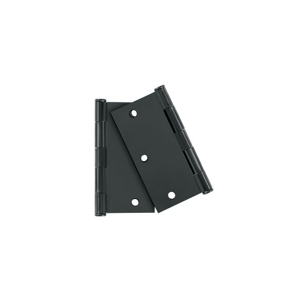 29068 - Bolsa con 2 bisagras cuadradas 3-1/2', acero negro, BASIC