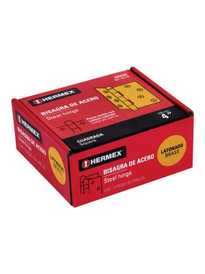BC-401RE1.jpg 43234 - Bisagra cuadrada 4', latonado, cabeza redonda, HERMEX
