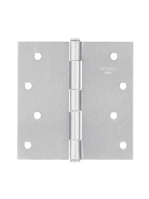 23689 - Bisagra cuadrada 4', satinado, cabeza plana, BASIC