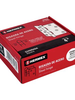 BC-403RE1.jpg 43258 - Bisagra cuadrada 4', satinado, cabeza redonda, HERMEX