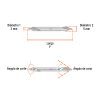 103900 - Broca para centrar con doble punta #2, TRUPER
