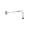 44506 - Brazo recto con chapetón para regadera, 30 cm, cromo, Foset