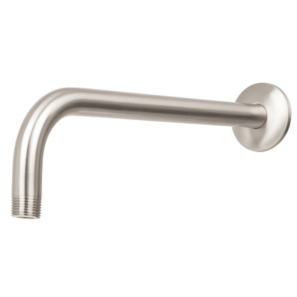 45588 - Brazo y chapetón de repuesto para regadera, 30 cm, satinado