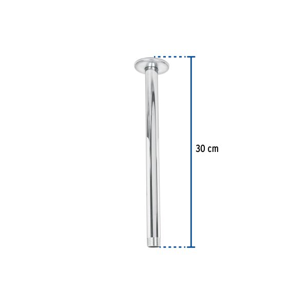 49472 - Brazo y chapetón de repuesto para regadera techo, Element