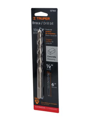 BCT-1-2X6-B.jpg 12760 - Broca para concreto de 1/2 x 6' en blíster, TRUPER