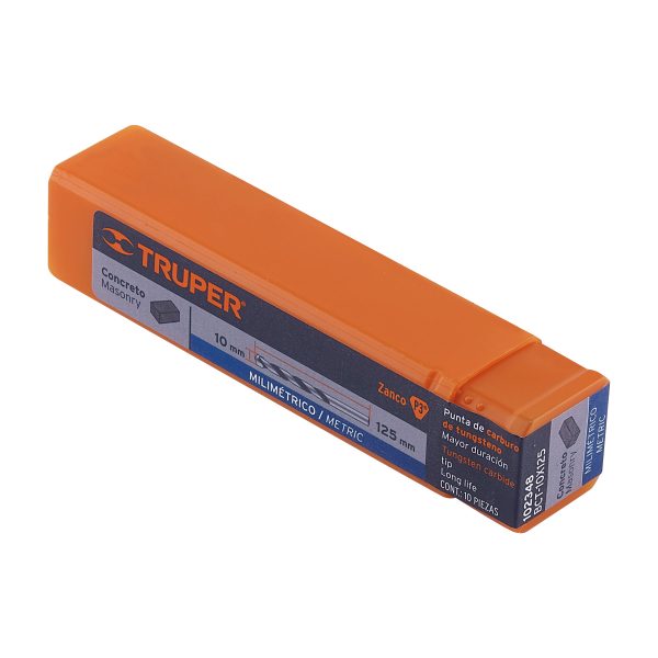 102348 - Broca para concreto 10 x 125 mm, Truper