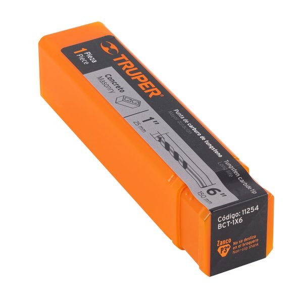 11254 - Broca para concreto de 1 x 6', Truper