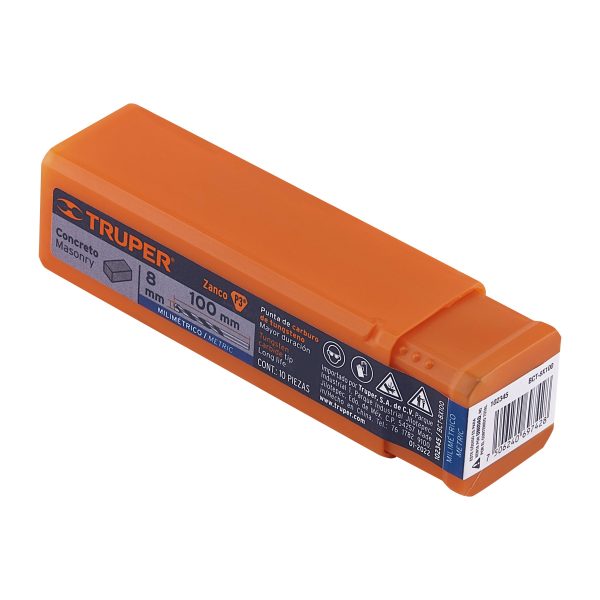 102345 - Broca para concreto 8 x 100 mm, Truper