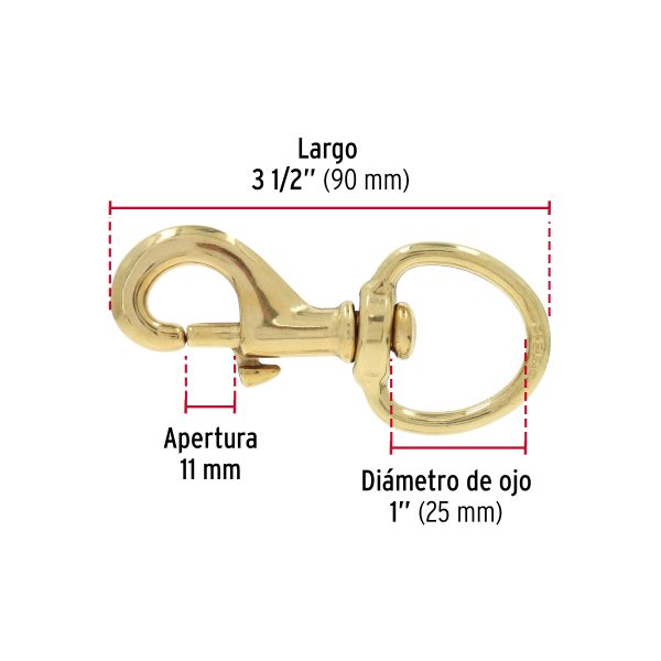 44047 - Bandola destorcedora de latón 1', Fiero