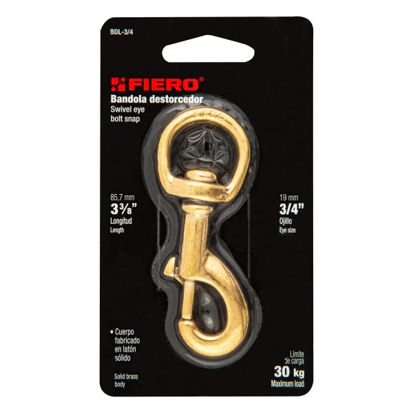 44046 - Bandola destorcedora de latón 3/4', Fiero