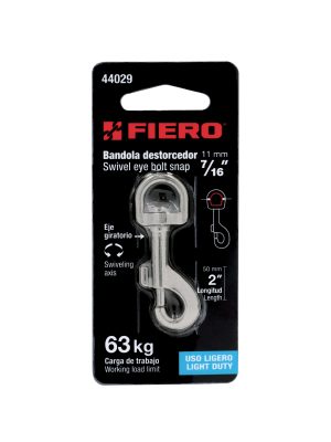 44029 - Bandola de zinc de 7/16' giratoria, Fiero