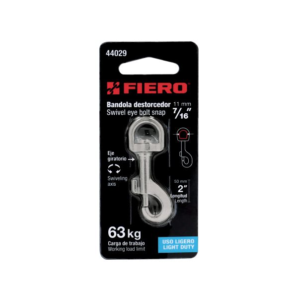 44029 - Bandola de zinc de 7/16' giratoria, Fiero