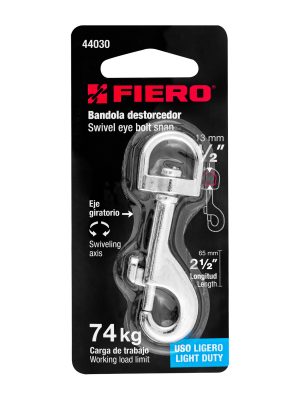 44030 - Bandola de zinc de 1/2' giratoria, Fiero