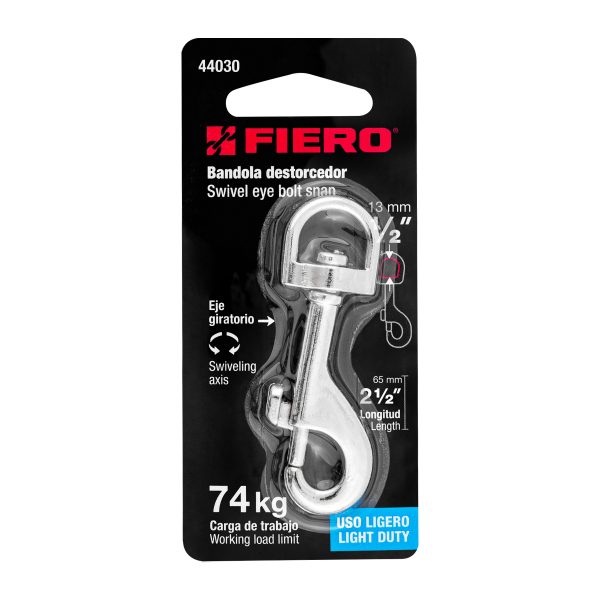 44030 - Bandola de zinc de 1/2' giratoria, Fiero