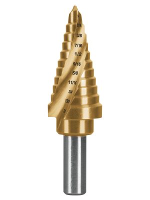 101554 - Broca escalonada titanio 11 escalones 1/4' a 7/8', Expert