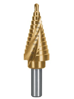 101553 - Broca escalonada titanio 12 escalones 3/16' a 7/8', Expert