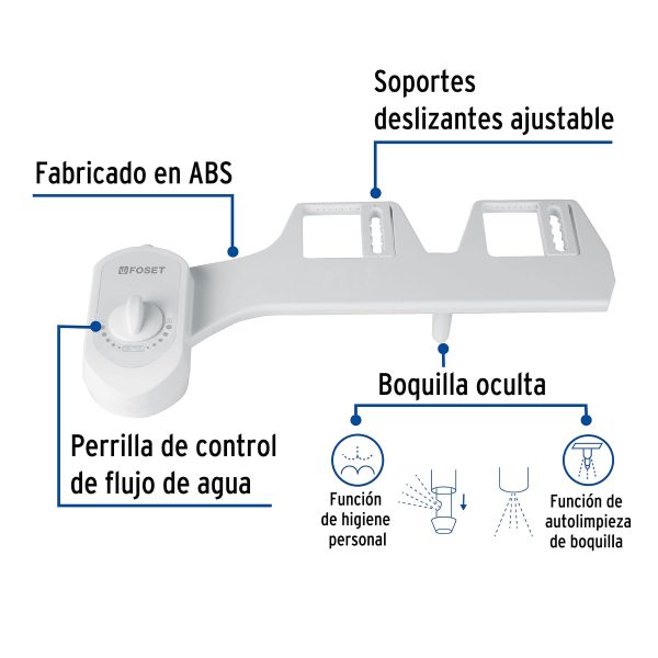 49144 - Bidet para WC de 2 piezas, Foset