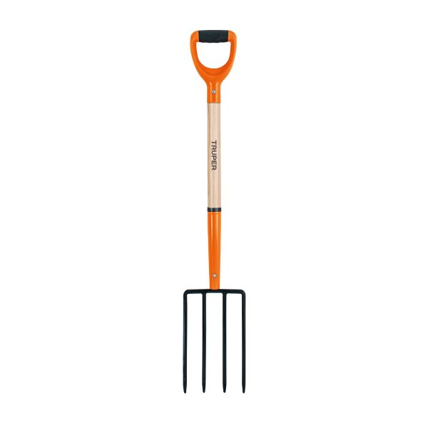 101540 - Bieldo para jardín, 4 dientes cuadrados, mgo 29', puño 'Y'