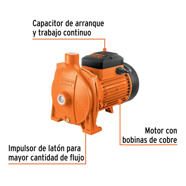 10075 - Bomba centrífuga para agua modelo europeo,1-1/2 HP, EXPERT