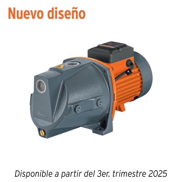 12408 - Bomba eléctrica tipo jet para agua, hierro, 1 HP, Truper