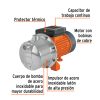 13559 - Bomba eléctrica tipo jet para agua, acero inoxidable, 1 HP