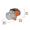 13559 - Bomba eléctrica tipo jet para agua, acero inoxidable, 1 HP