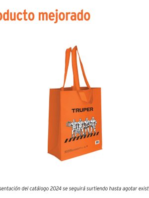 67025 - Bolsa ecológica naranja de 38 x 49 cm, Truper