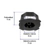 48372 - Bote integral de 8 cm, aro interno de 8 cm, Volteck