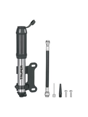 11997 - Mini bomba manual para bicicleta, abatible, 75 PSI, TRUPER
