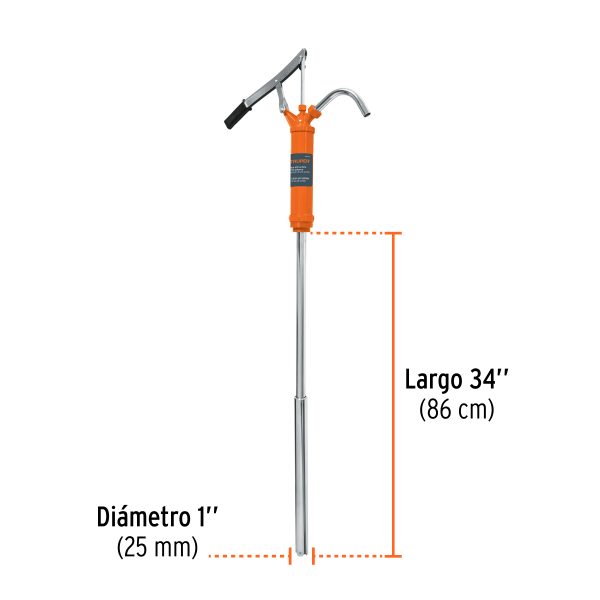 16857 - Bomba extractora de aceites con palanca, Truper