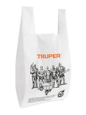 68053 - 100 bolsas plásticas biodegradables de 27 x 50 cm, Truper