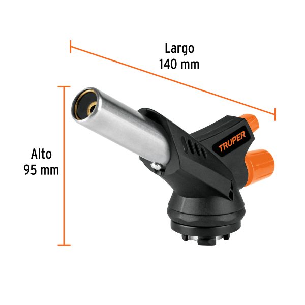 101969 - Boquilla plástica, enc.electrónico, p/lata de gas 1/4 vuelta