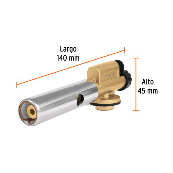 11924 - Boquilla c/encendido electrónico para lata c/válvula roscada