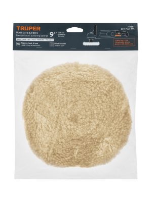 104004 - Borla p/pulir 50% lana/50% poliéster de 9' hook<(>&<)>loop,