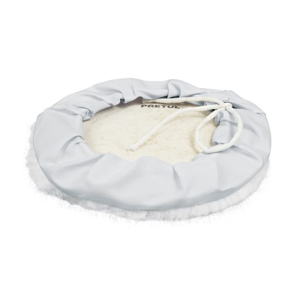 26401 - Borla p/pulir de lana de 10' con jareta, PRETUL