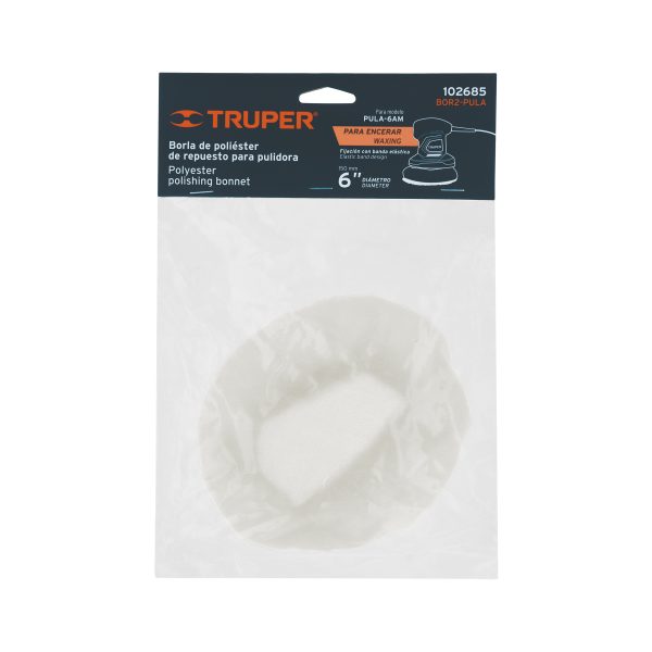 102685 - Borla p/pulir de poliéster de 6' con resorte, TRUPER