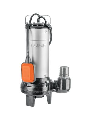 BOS-1-1-2SI.jpg 104078 - Bomba sumergible acero inox./hierro, a.sucia,1-1/2HP, Truper