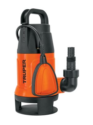 12604 - Bomba sumergible plástica, 1-1/2 HP para agua sucia, Truper