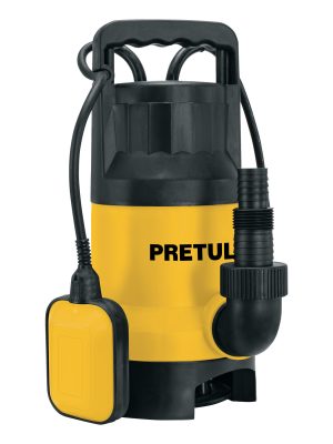 27199 - Bomba sumergible plástica, 1-1/2 HP para agua sucia, Pretul