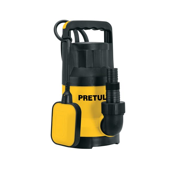 27197 - Bomba sumergible plástica, 1 HP para agua limpia, Pretul