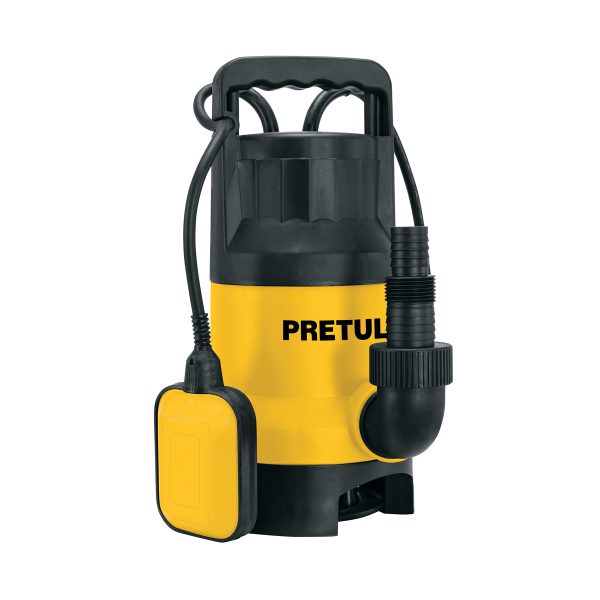 27198 - Bomba sumergible plástica, 1 HP para agua sucia, Pretul