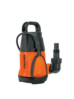 12600 - Bomba sumergible plástica, 3/4 HP para agua limpia, Truper