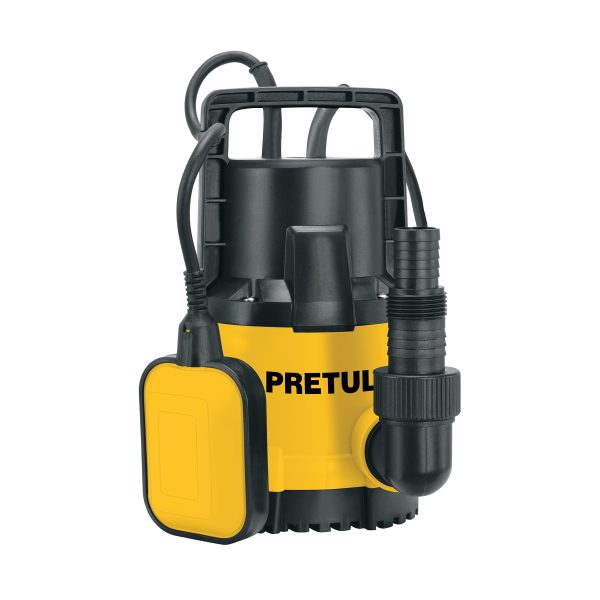 27196 - Bomba sumergible plástica, 3/4 HP para agua limpia, Pretul