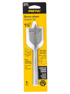 BPP-1-1-4E1.jpg 28106 - Broca plana de manita 1-1/4' para madera, Pretul