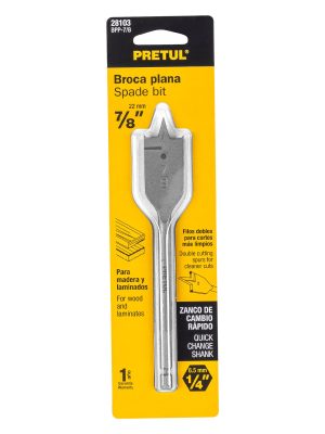 BPP-7-8E1.jpg 28103 - Broca plana de manita 7/8' para madera, Pretul