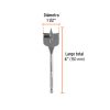 11393 - Broca plana de manita 1-1/2' para madera, Truper
