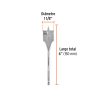 11387 - Broca plana de manita 1-1/8' para madera, Truper
