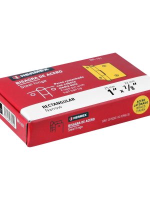 BR-101E1.jpg 43192 - Bisagra rectangular 1' acero latonado, HERMEX