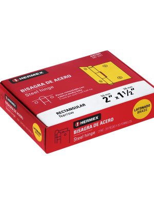 BR-201E1.jpg 43194 - Bisagra rectangular 2' acero latonado, HERMEX