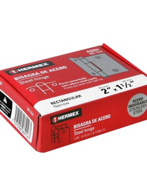 BR-204E1.jpg 43201 - Bisagra rectangular 2' acero inoxidable, HERMEX